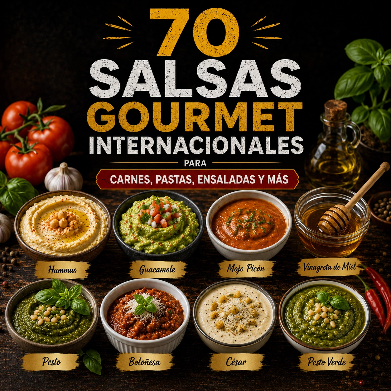 70 Salsas Gourmet Internacionales